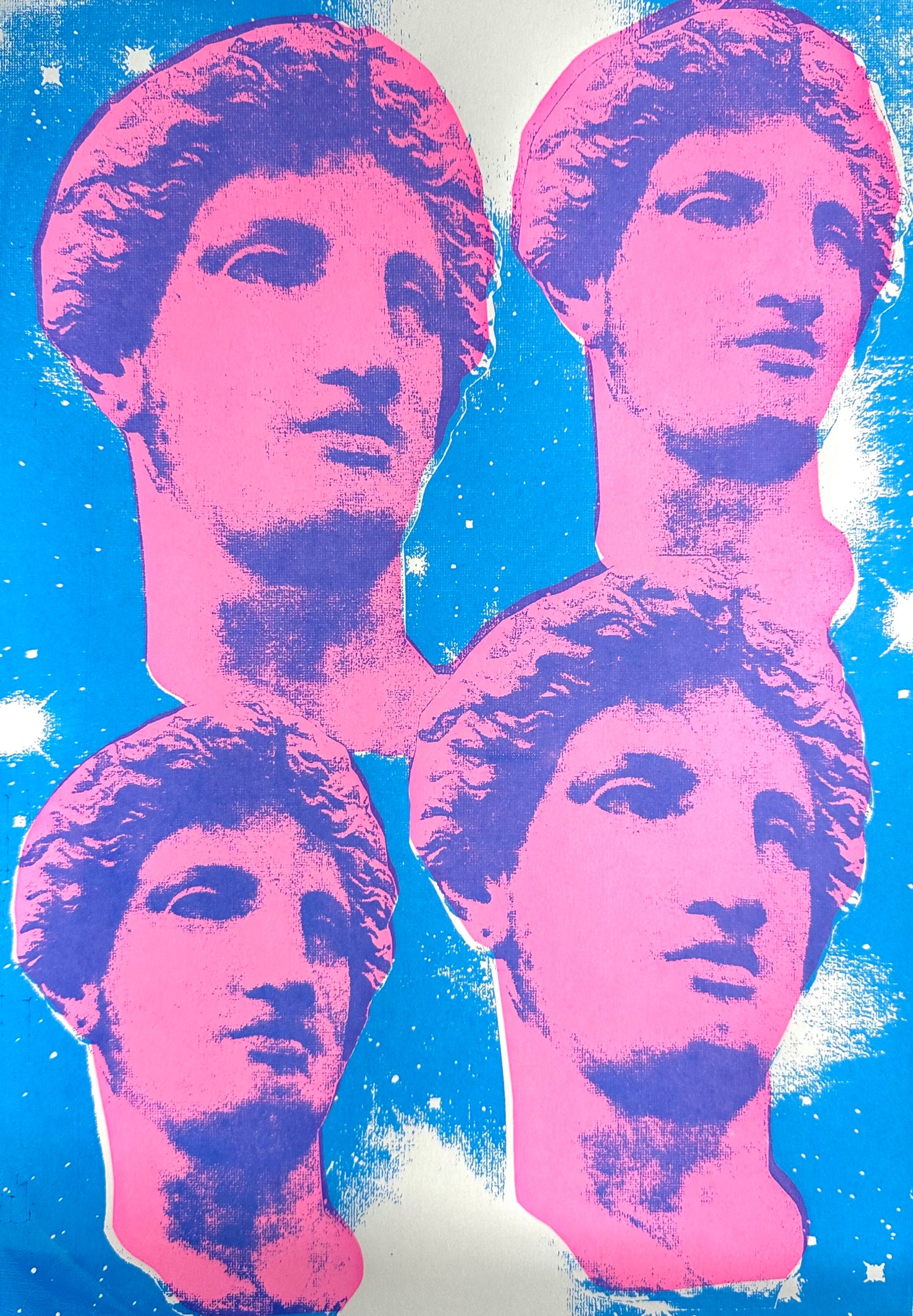 Starry Eyed (Blue/Pink) A3